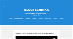 Desktop Screenshot of blogtechnika.com